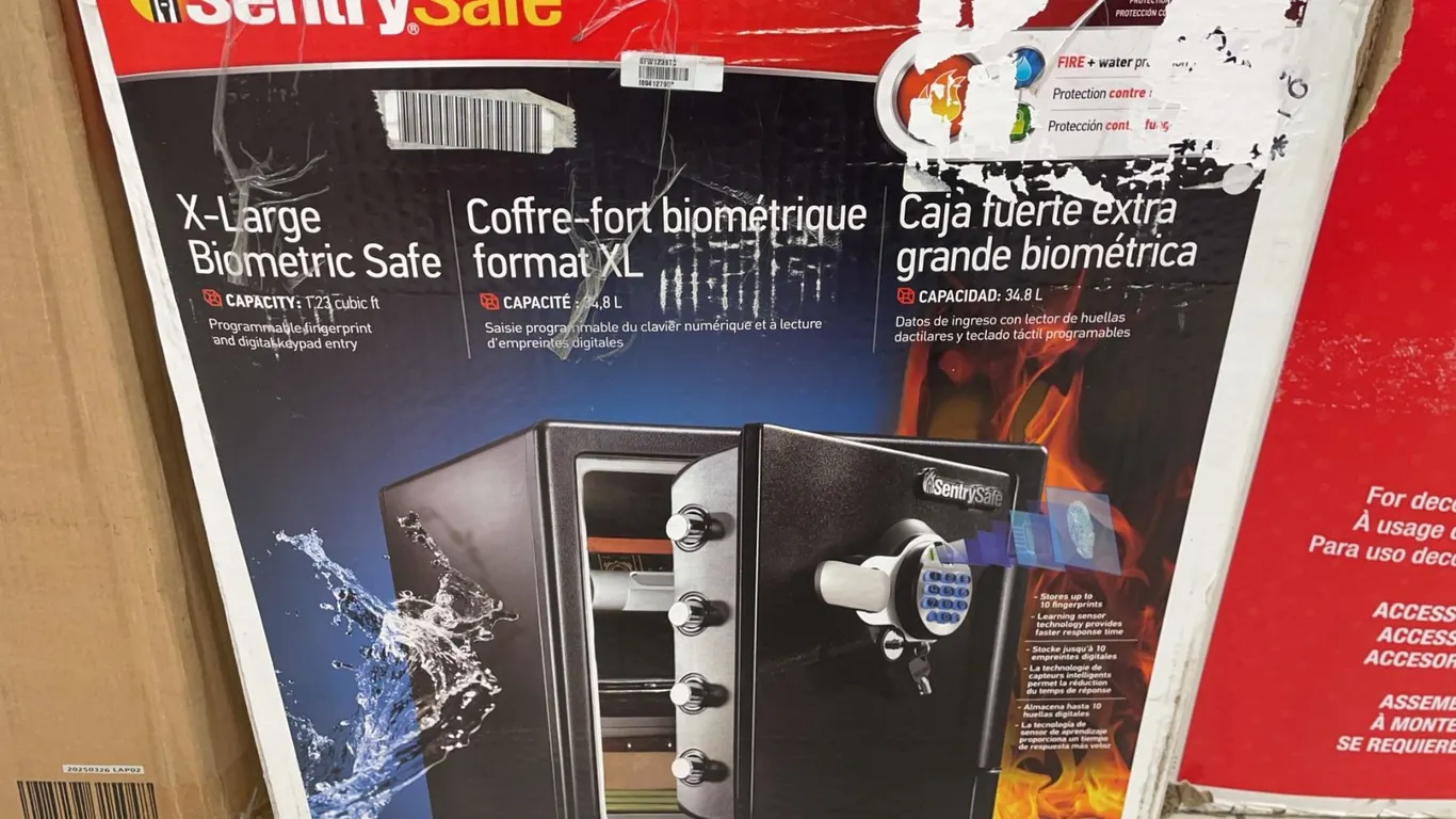 SentrySafe X-Large Biometric Safe 1.23 Cu. Ft.
