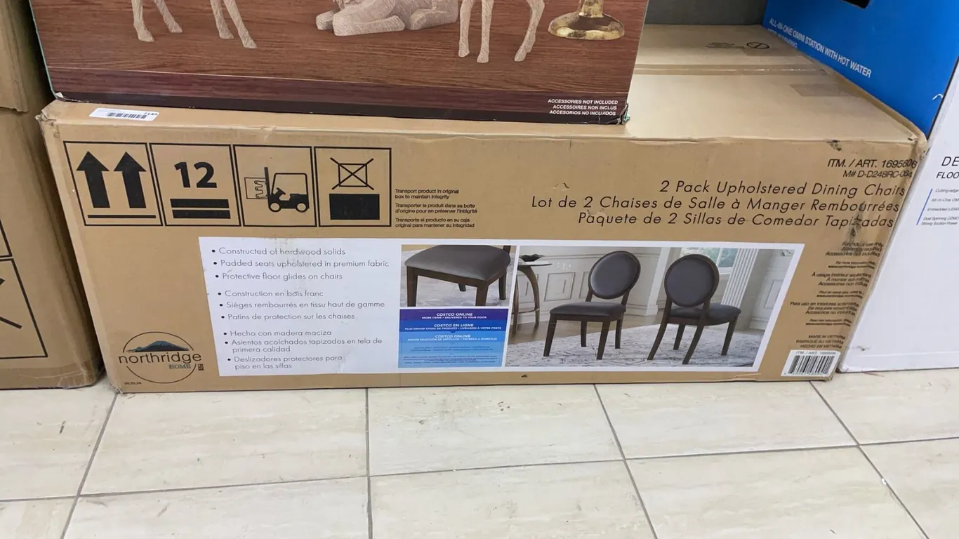 Northridge 2 Upholstered Dining Chairs Wood