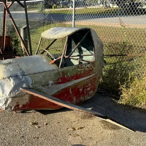 (2) Vintage Fair Ride Airplanes