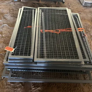 Painted Security Fencing Mesh Panels