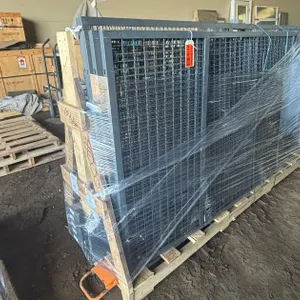 Painted Metal Security Fencing Panels and Frames