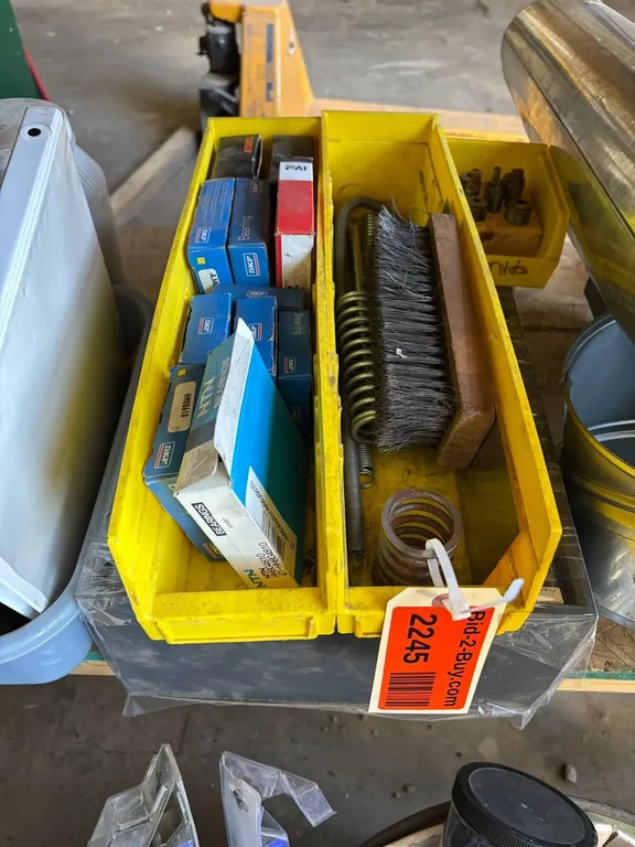 Assorted Hardware and Wire Brushes