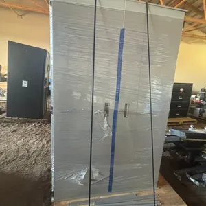 Metal 2-Door Cabinet with Lock