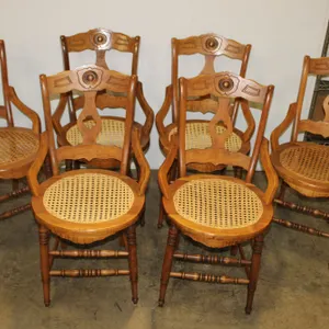 Cane Seat Armchairs