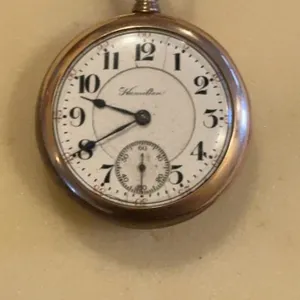 Antique Hamilton railroad watch – pocket