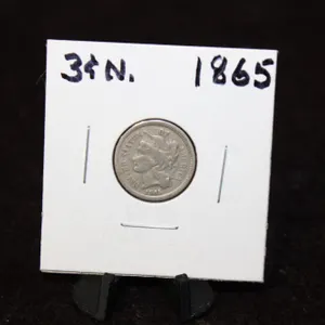 1865 U.S. Liberty Head Three-Cent Nickel