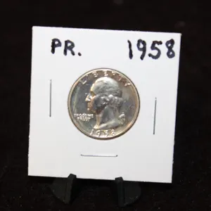 1958 U.S. Washington Silver Quarter
