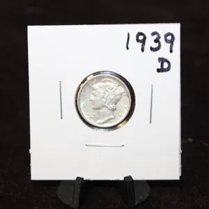 1939-D U.S. Mercury Silver Dime