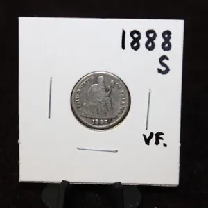 1888-S U.S. Seated Liberty Silver Dime