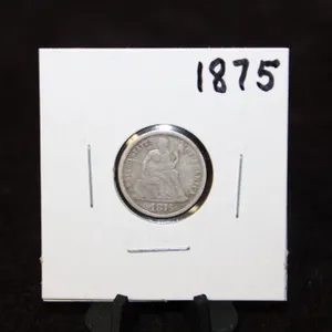 1875 U.S. Seated Liberty Silver Dime