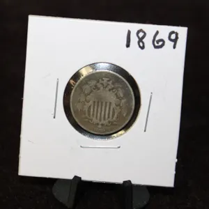 1869 U.S. Shield Nickel