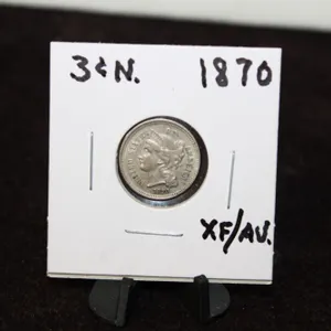 1870 U.S. Liberty Head Three-Cent Nickel