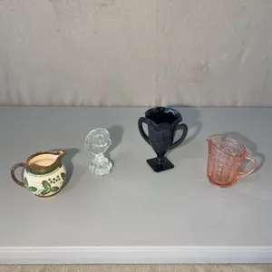 Copper Luster and Depression Glassware