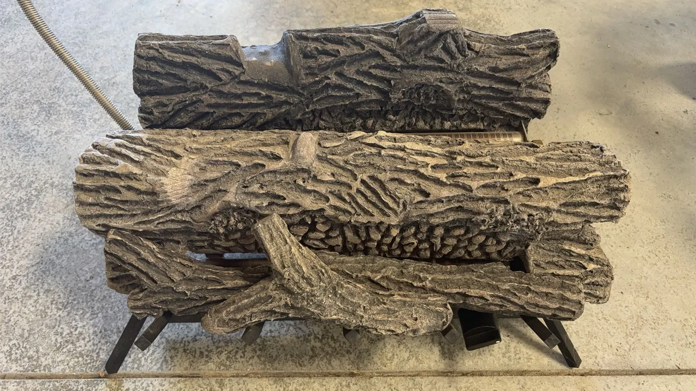 Gas Log Fireplace Insert