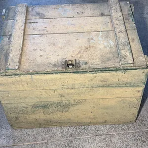Vintage Yellow Crate