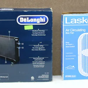 DeLonghi Heater & Lasko Box Fan