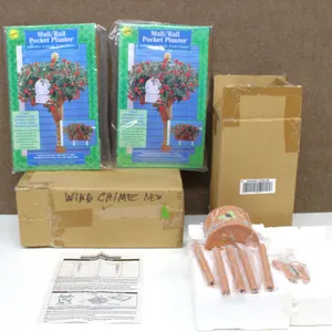 Mail/Rail Planters & Wind Chimes With Solar Light