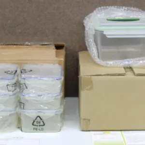 Prepology Glass and Plastic Storage Containers