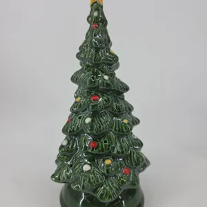 Avon Merry Christmas Tree Ceramic Pomander No Salt and Pepper Shaker. Tree Only