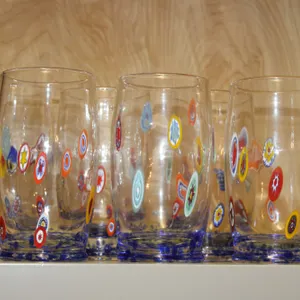 Millefiori Drinking Glasses