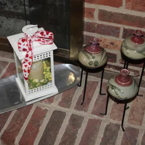 Vases, Lantern & Tray