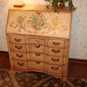 French Jasper Provincial Secretary Desk