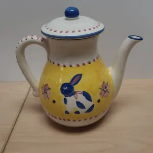 Andrea West Presentense Handpainted Italy Ceramic Teapot