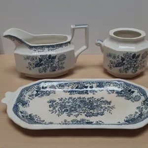 Kensington Balmoral Ironstone Tray, Creamer & Sugar Set
