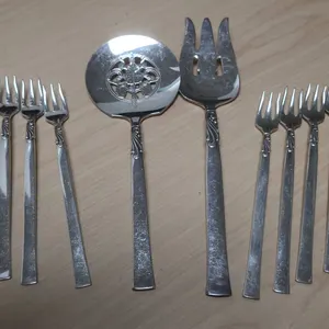 Nobility Plate Wind Song Flatware Set 12 Forks 2 Servers