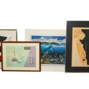 FRAMED ARTWORK INCLUDING PRINTS AND LITHOGRAPHS.