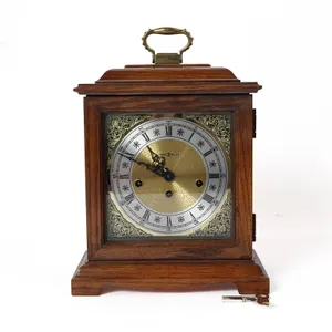 HOWARD MILLER KEY WOUND MANTEL CLOCK.
