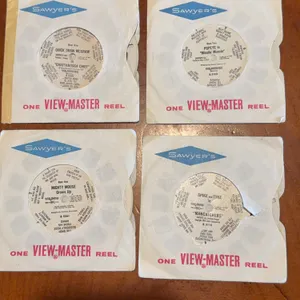 Four 1950s Sawyers view master reels.