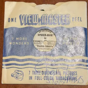 1950s view master Reel Spider-Man "Double Identity"