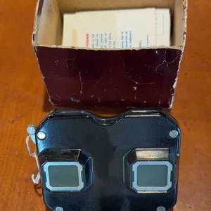 Vintage Sawyer's View-Master Stereoscope in its original cardboard box.