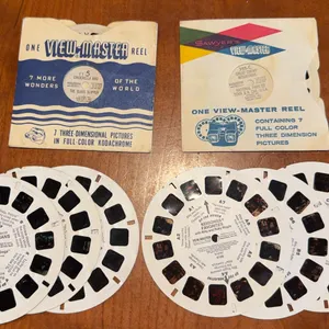 Four different view master reel sets. .