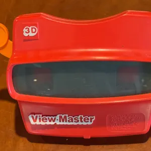 Vintage 1970’s red plastic View-Master 3D viewer