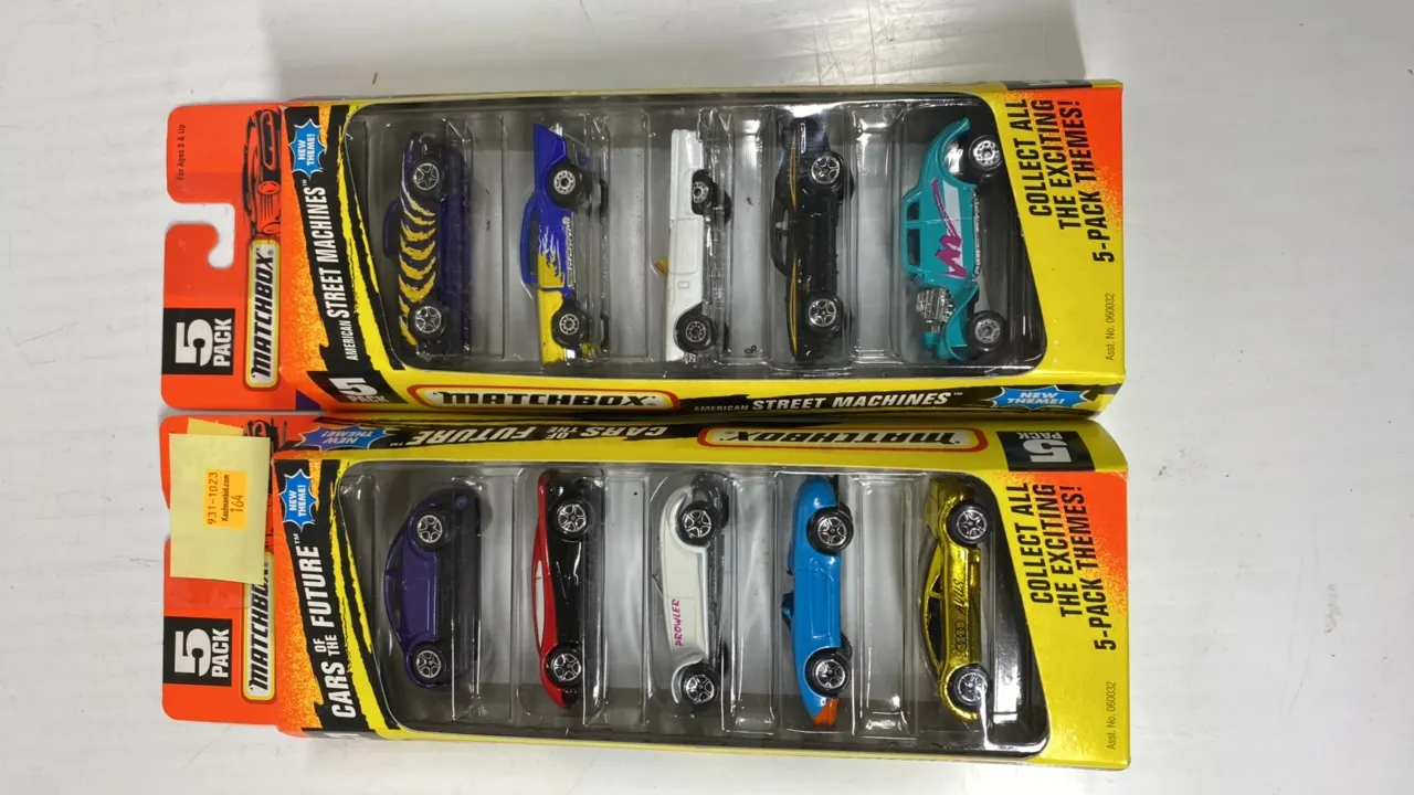 (2) 5 Pack Matchbox Car Sets