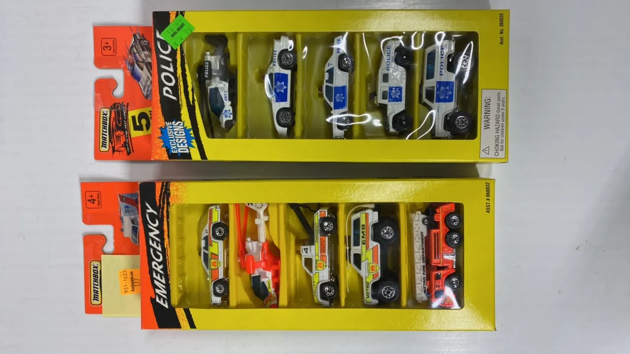 (2) 5 pack Matchbox car sets