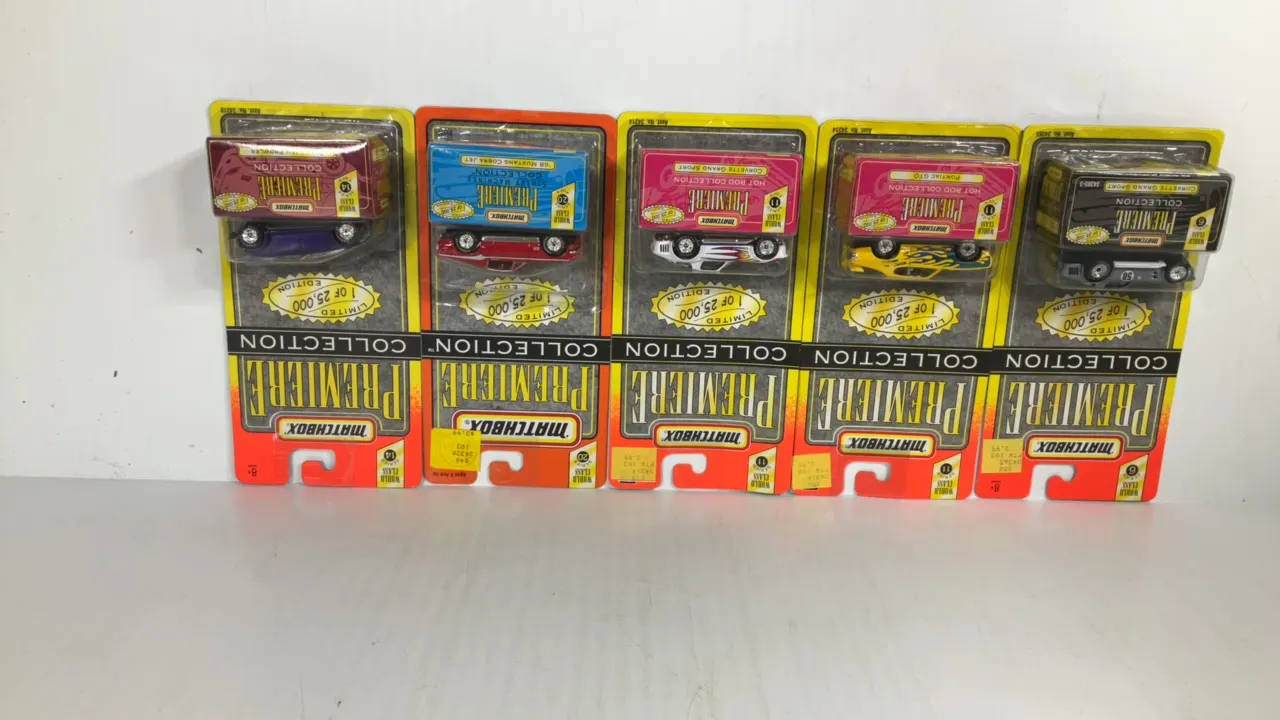 (5) Matchbox Cars Premier Collection
