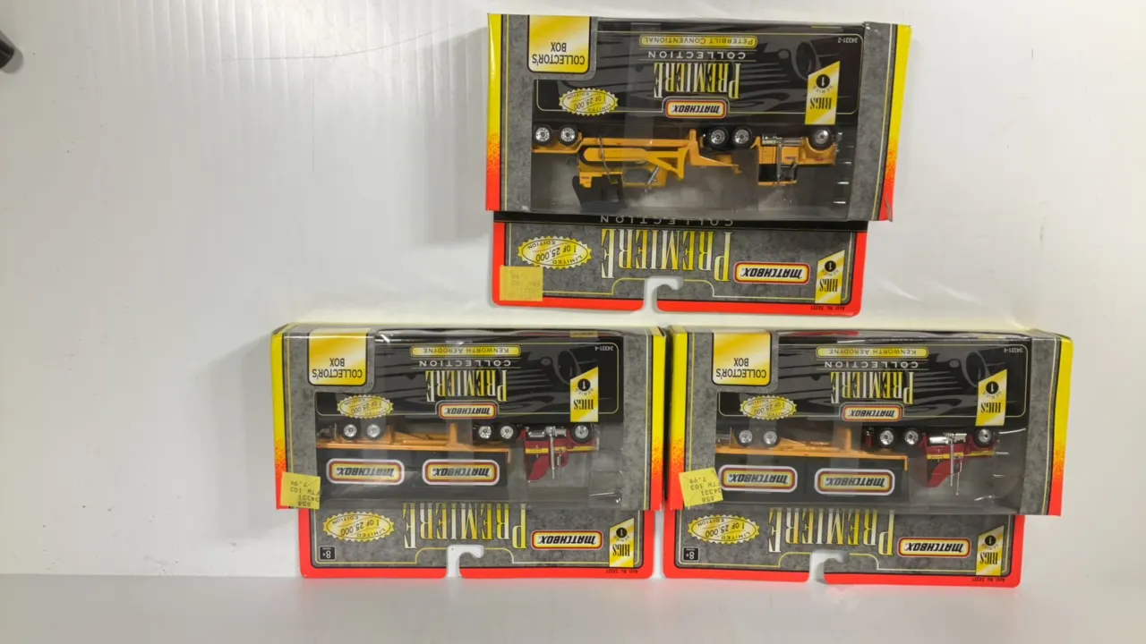 (3) Matchbox Premier Rigs