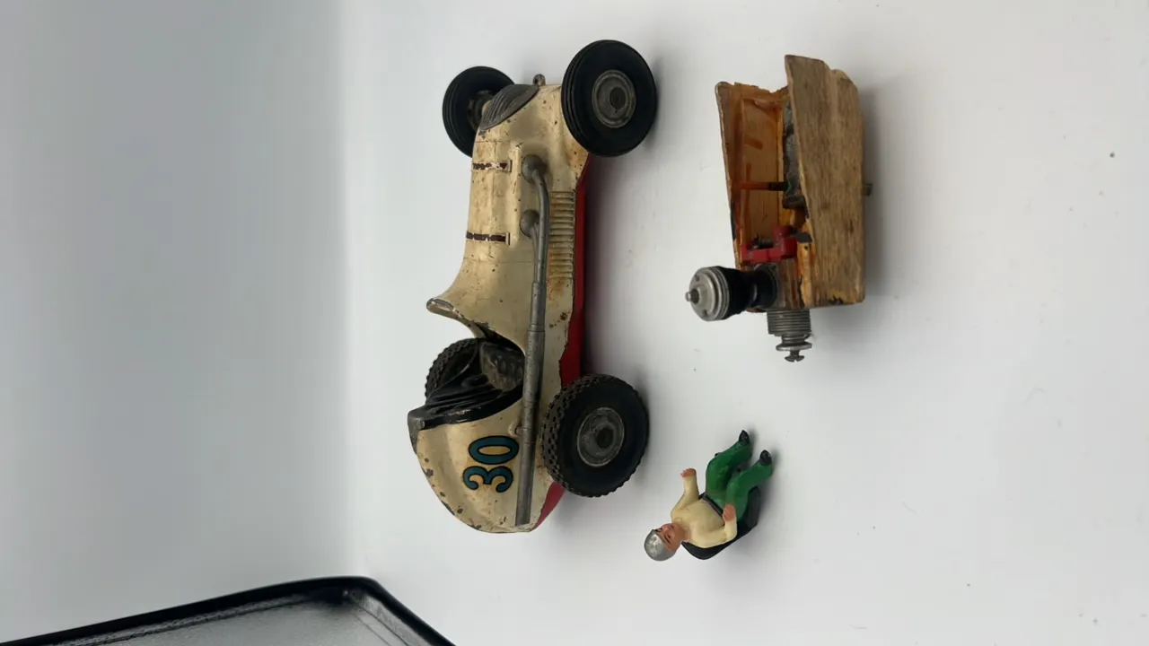 Thimble Drome Racecar, Engine, and Driver