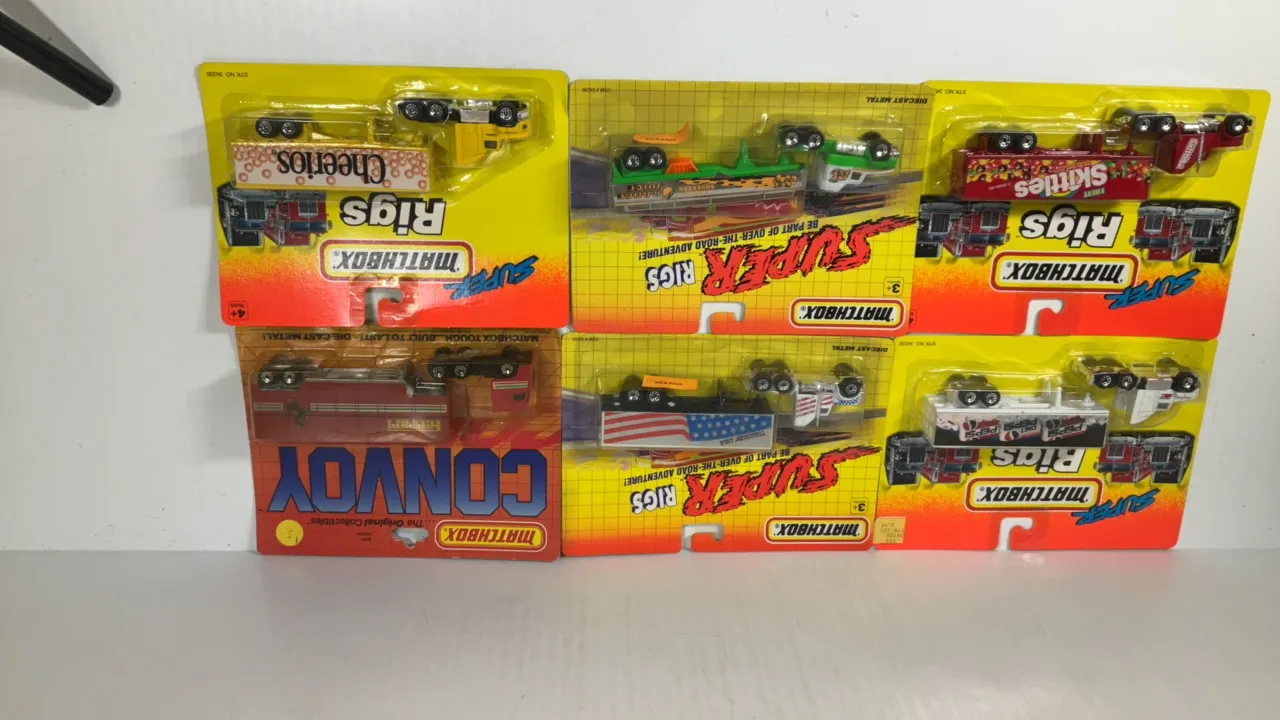 (6) Matchbox Super Rigs
