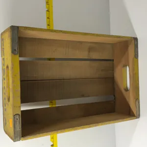 Vintage Yellow Coca Cola Crate
