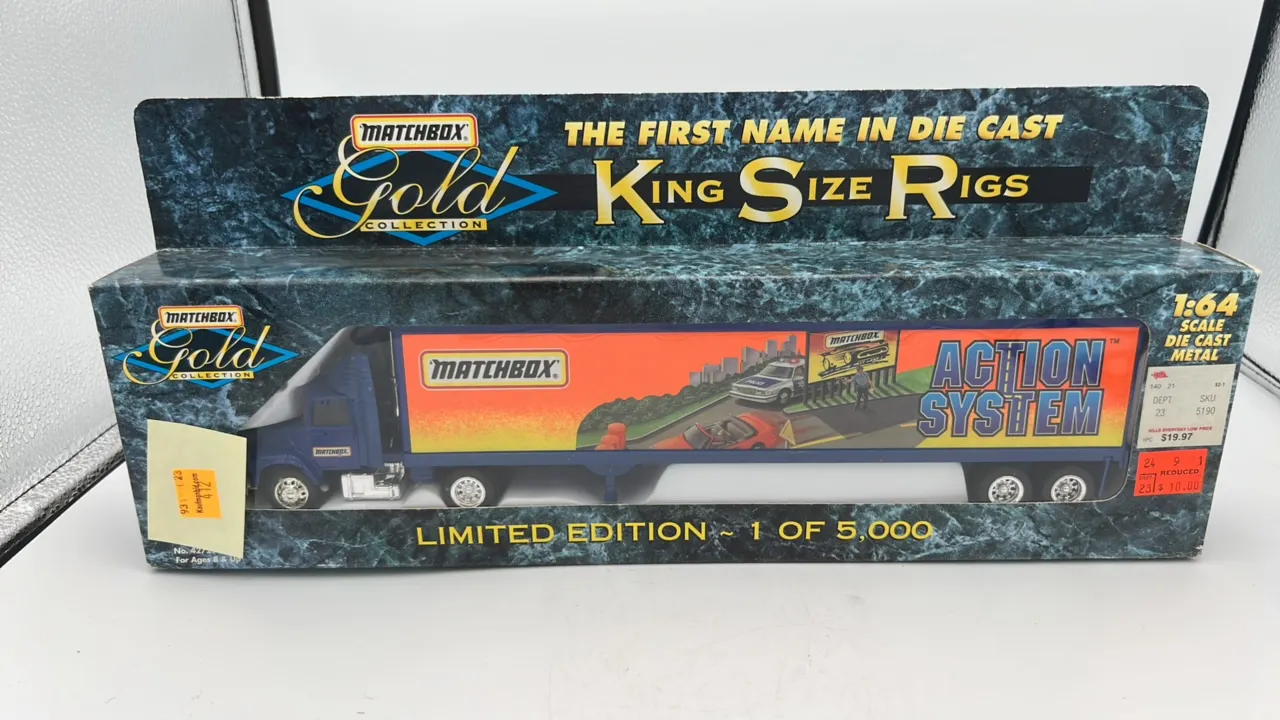 Matchbox Action System Tractor Trailer