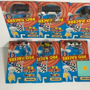 (6) Tyco Looney Tunes Pro Racer Matchbox Cars