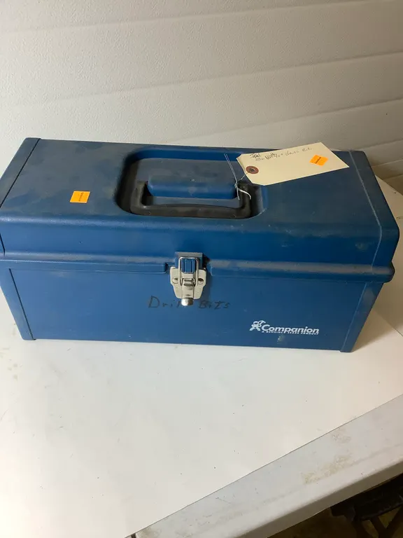 Tool box w/ 40 plus drill bits
