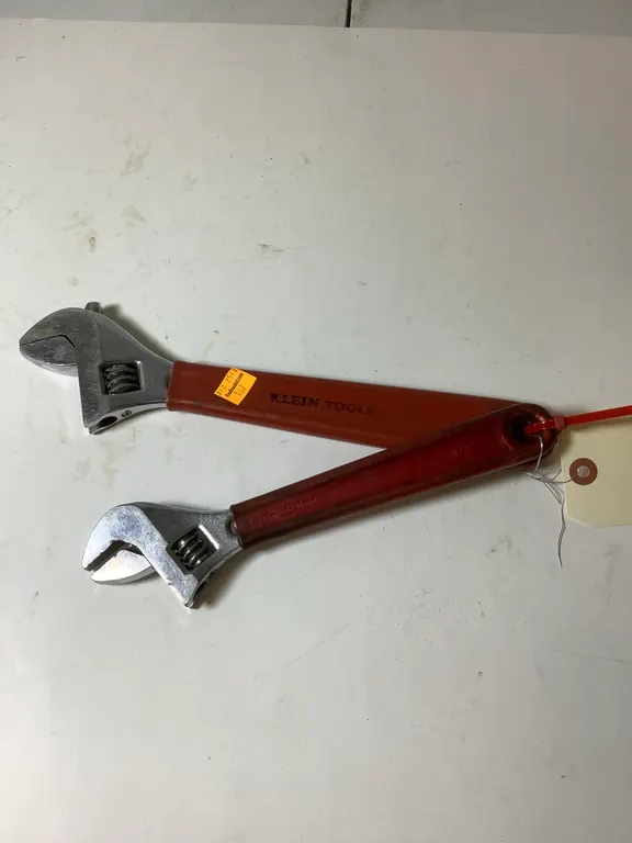 10 inch & 12 inch adjustable wrenches
