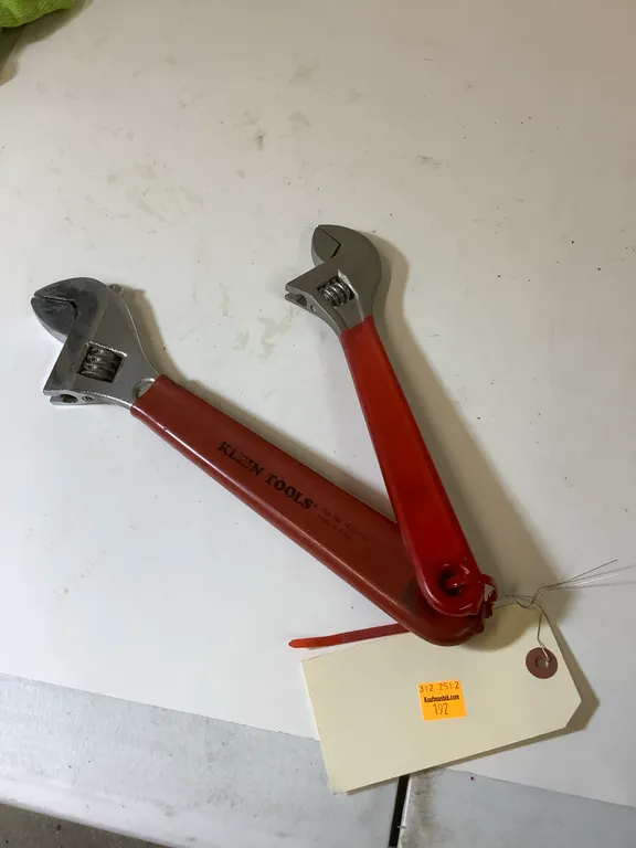 10 inch & 12 inch adjustable wrenches