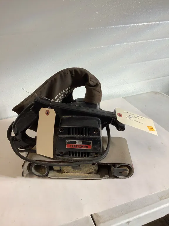 Craftsman 4 x 24 belt sander w/ 10 extra belts