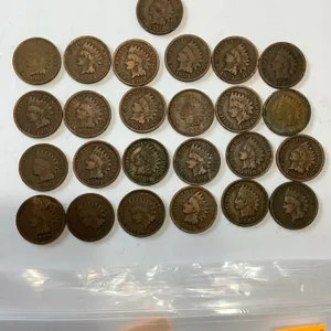25 - 1900 - 1906 Indian Head Pennies